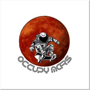 Occupy Mars Shirt, Space teeshirt, Space shirt, NASA shirt, Gift for boyfriend, Gift for dad, Gift for him Posters and Art